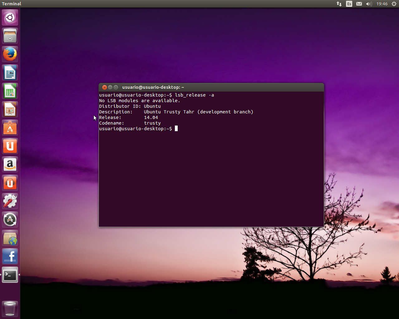 Escritorio Ubuntu 14.04 Alpha 1