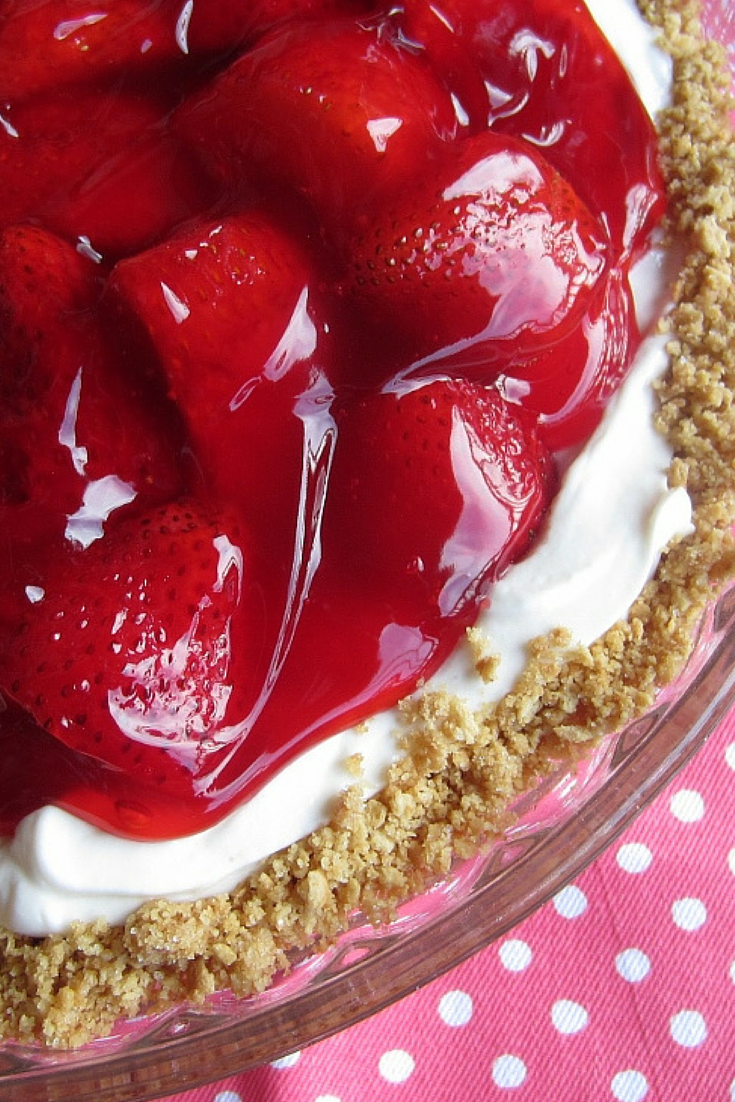 Easy Strawberry And Cream Pie Renees Kitchen Adventures 
