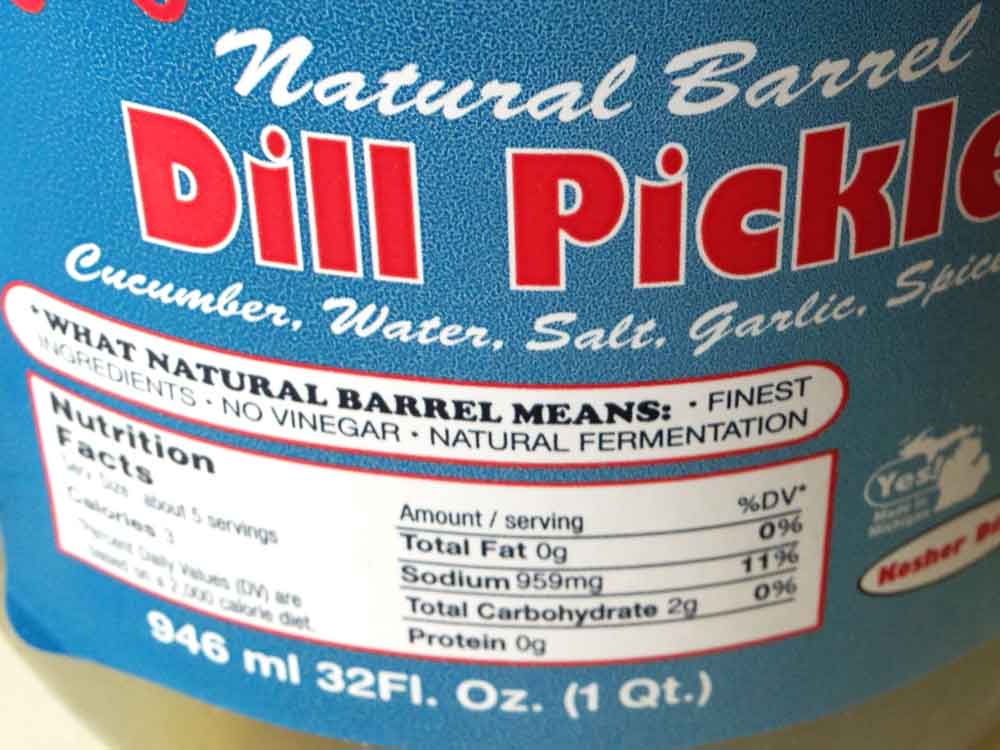 I need orange Topor's pickles