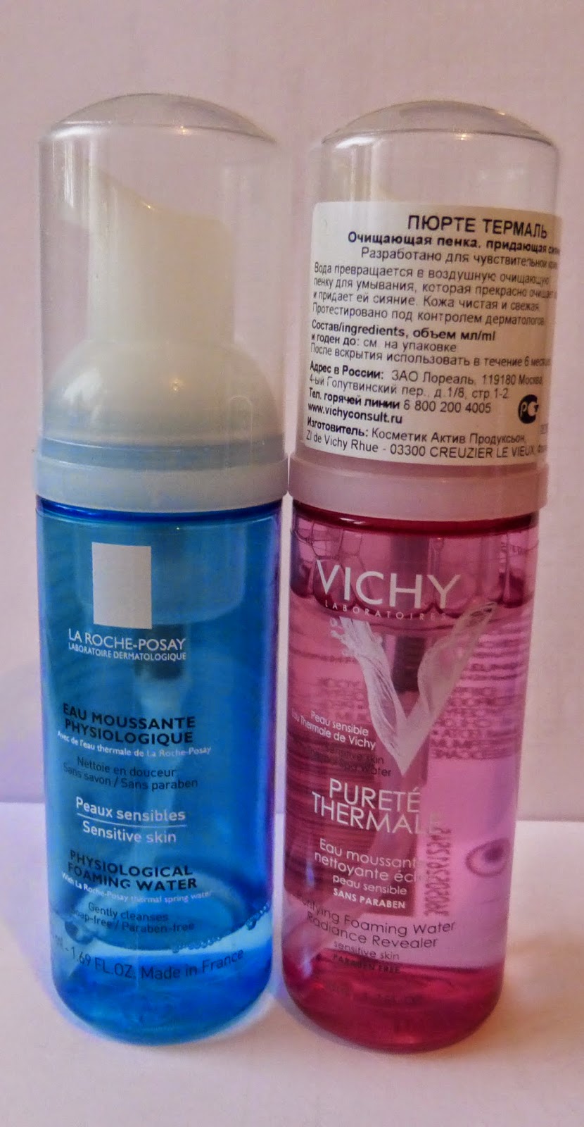 Трио из аптеки: пенки для умывания La Roche-Posay и Vichy, термальная ...