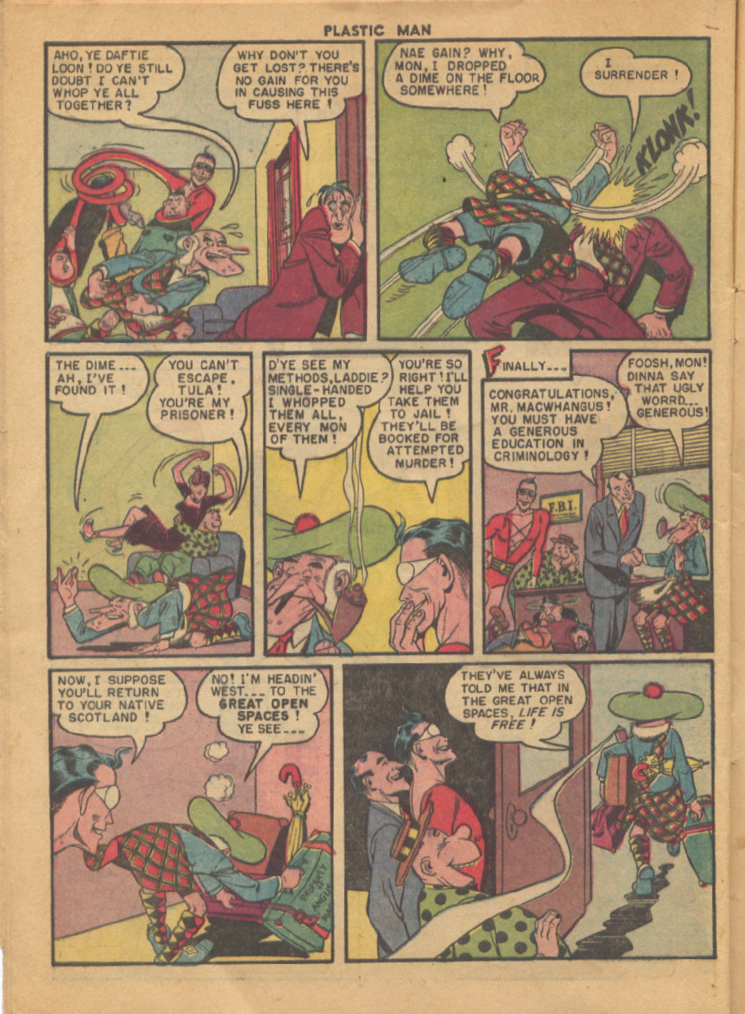 Read online Plastic Man (1943) comic -  Issue #25 - 11