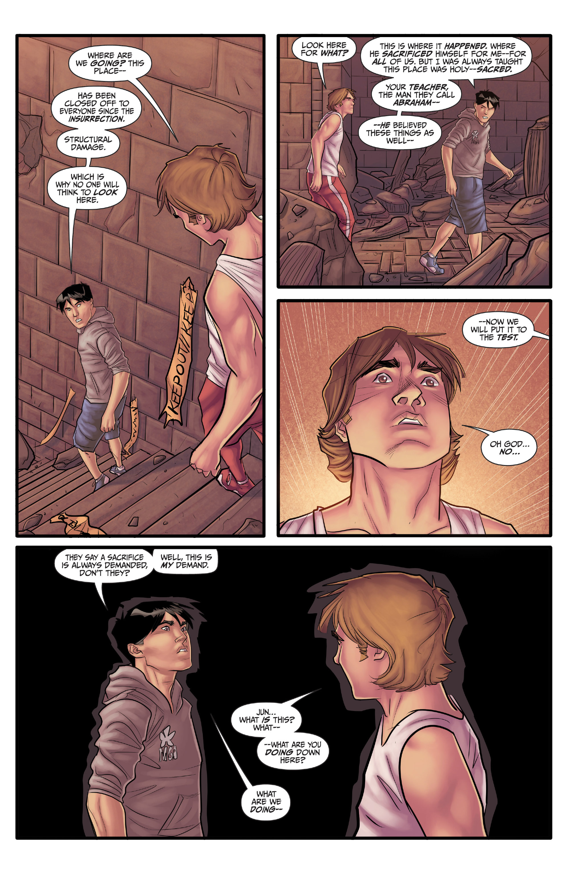 Read online Morning Glories comic -  Issue #41 - 23