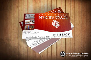 Cartão de Visita - Marcenaria Designer Decor