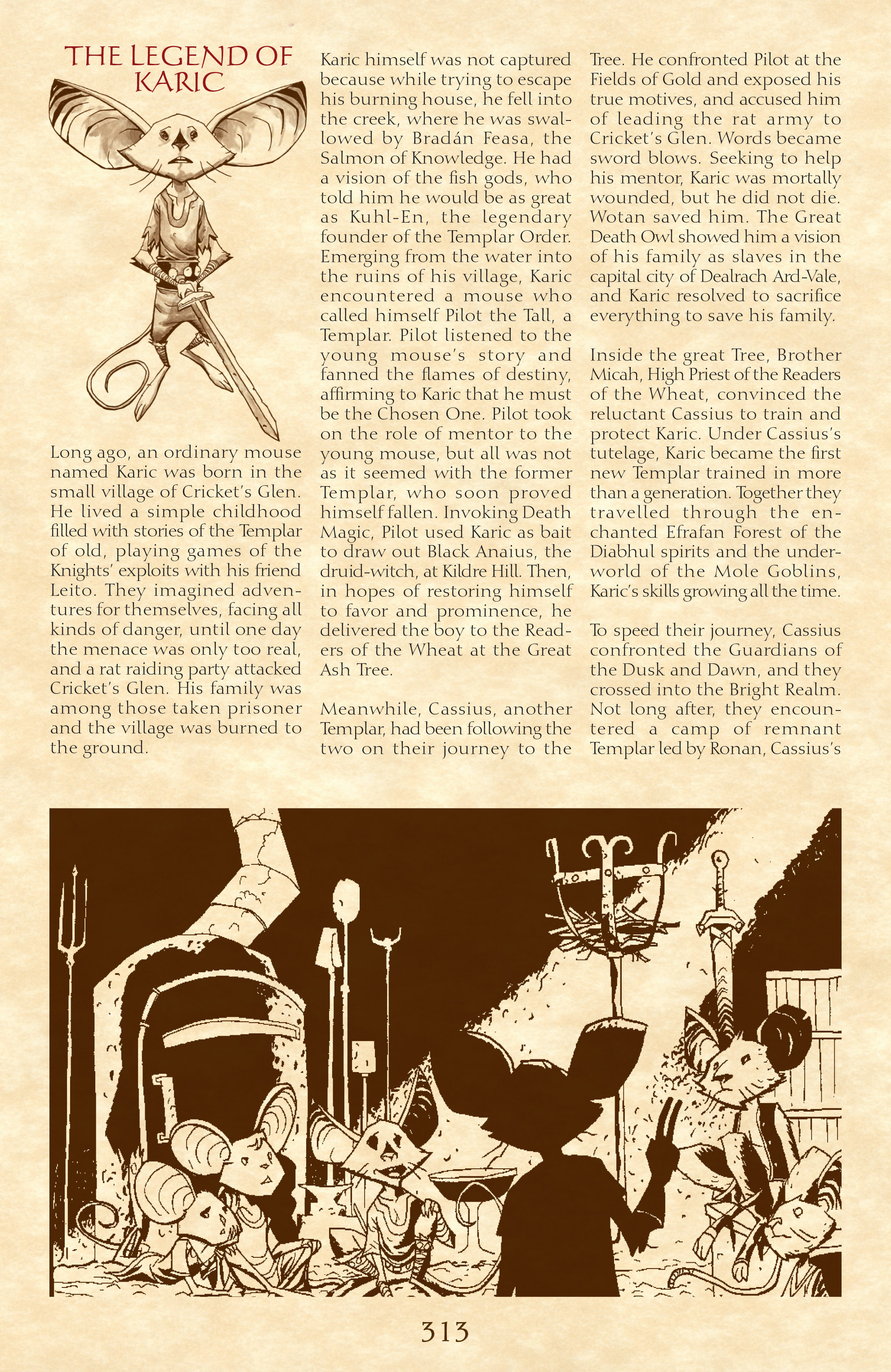 Read online The Mice Templar Volume 3: A Midwinter Night's Dream comic -  Issue # _TPB - 292