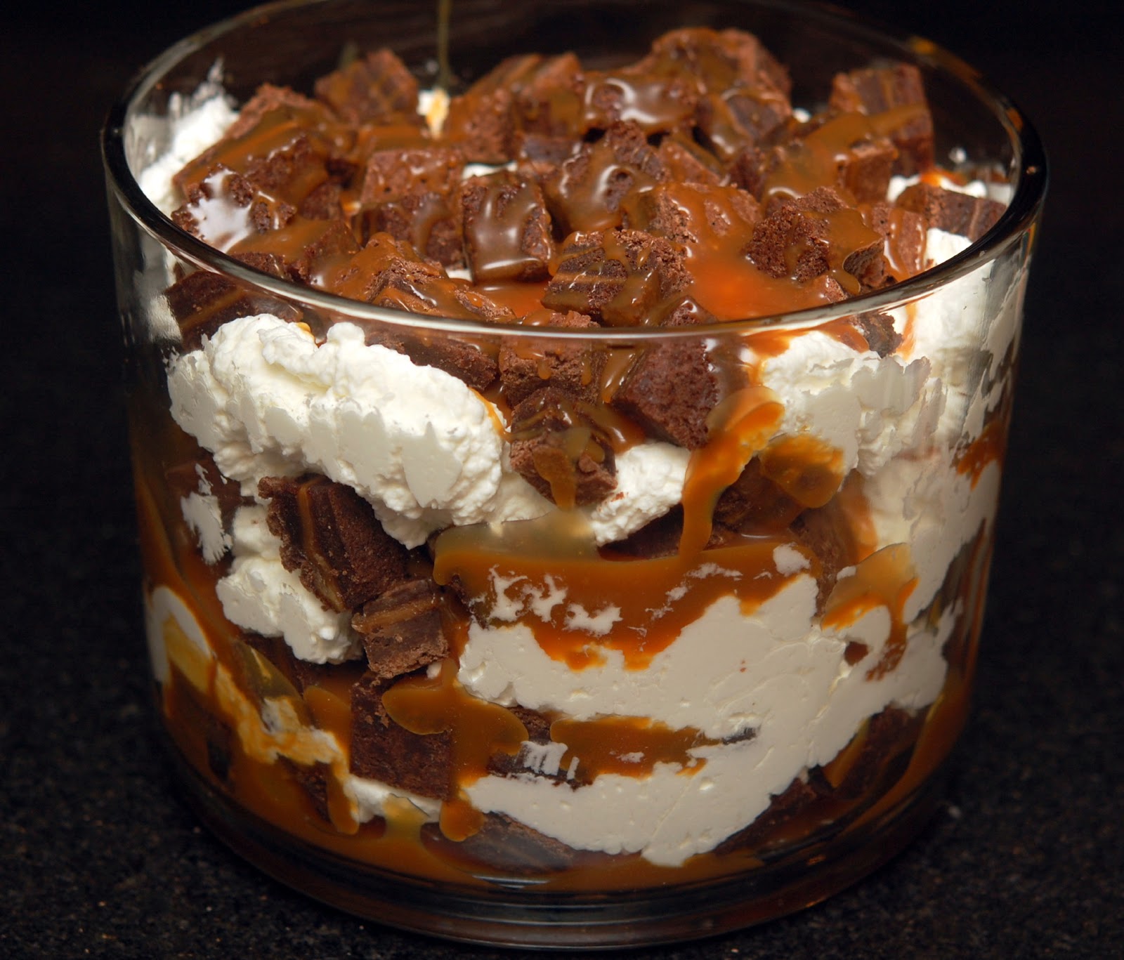 SALTED CARAMEL BROWNIE TRIFLE   Hugs and Cookies XOXO