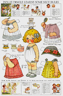 Dolly Dingle Paper Dolls Bonecas de Papel - Paper Dolls - Muñecas Recortables