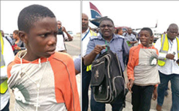 'I Thought Arik Plane Was US-Bound’ Teenager Who Flies Arik Air From Benin To Lagos Hiding In Tyre Hole 