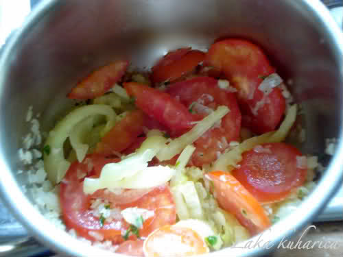 Add vegetables and sauté