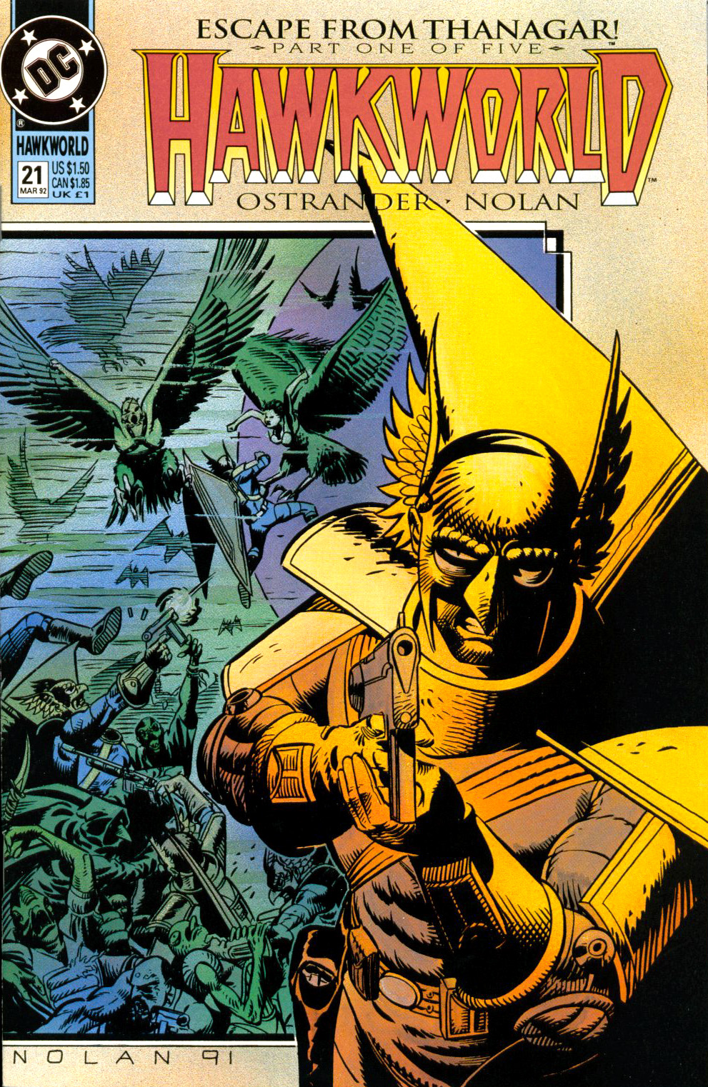 Read online Hawkworld (1990) comic -  Issue #21 - 1