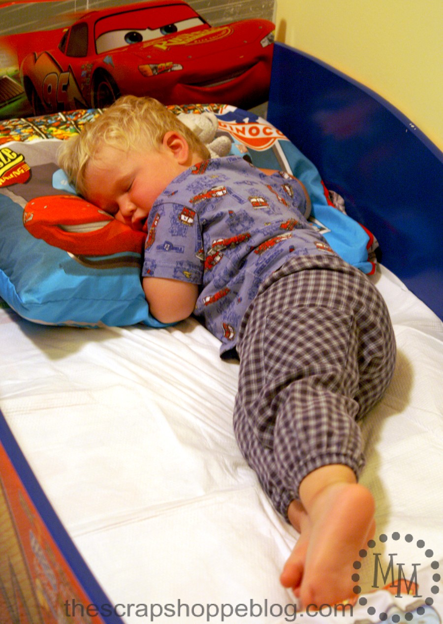 Sleeping Easier With Goodnites Bed Mats The Scrap Shoppe