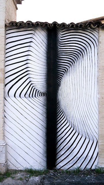 street art mural by 2501 in spoleto, italy - Details 2