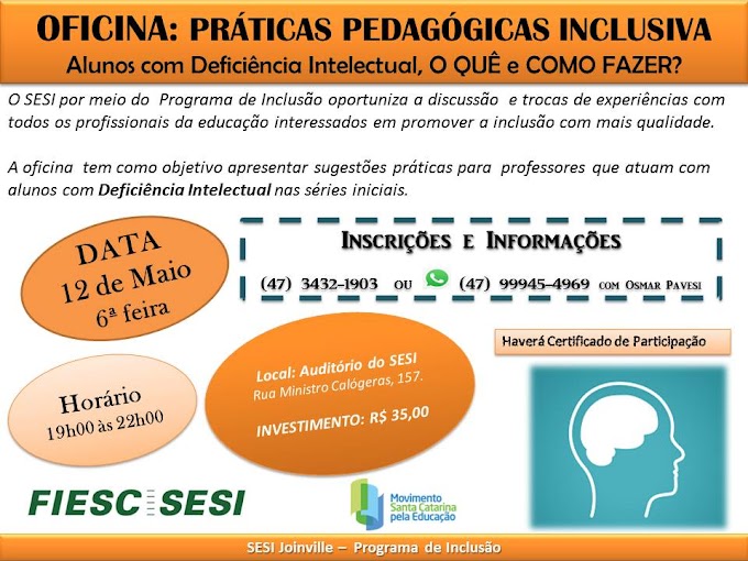 Oficina: Práticas Pedagógicas Inclusiva