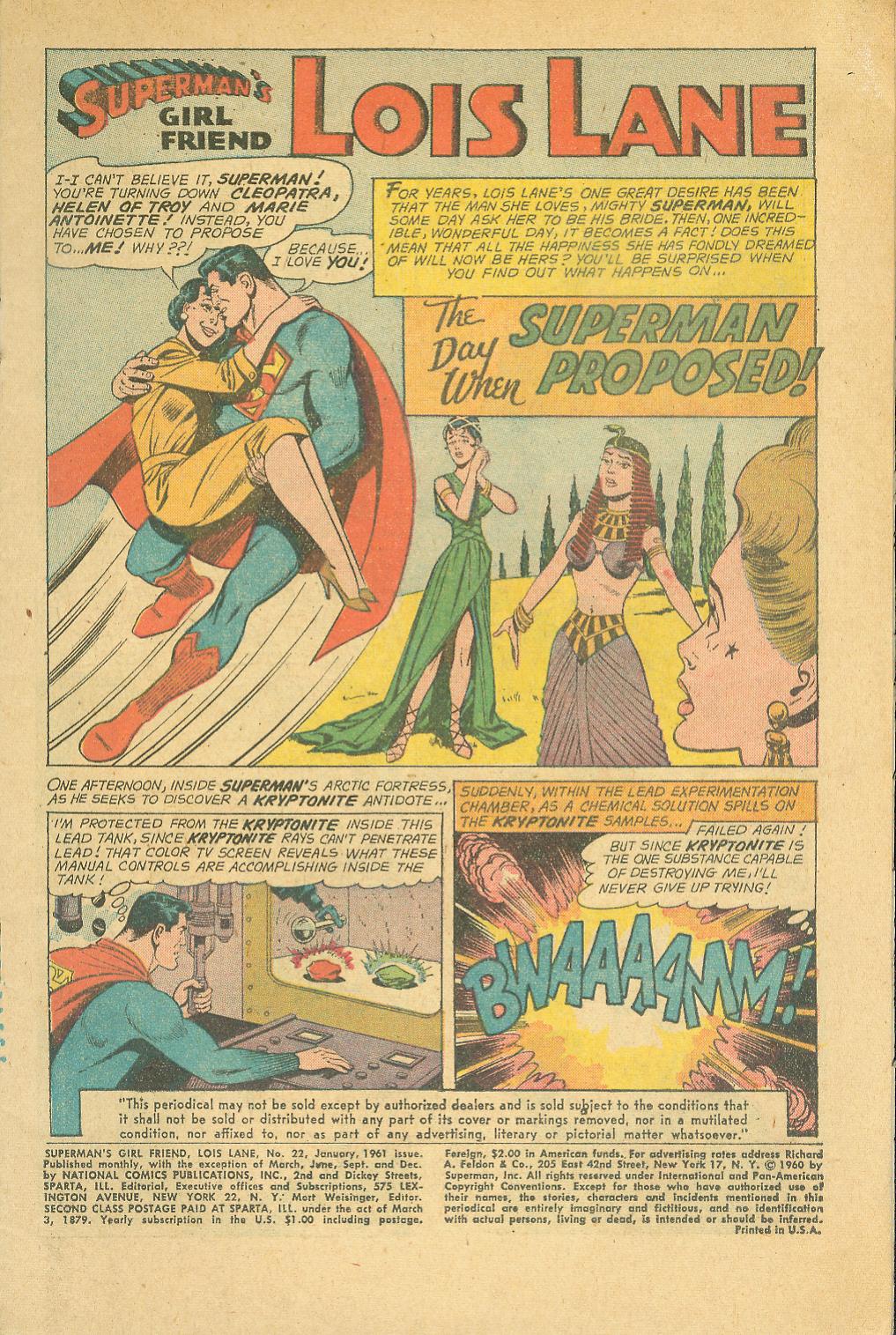 Read online Superman's Girl Friend, Lois Lane comic -  Issue #22 - 3