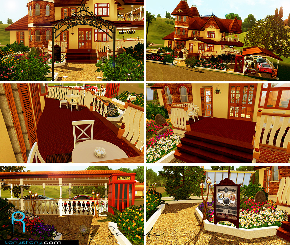 My Sims 3 Blog Royal Coffee Shop by Lory Story