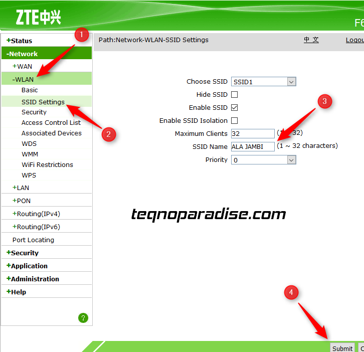 Cara Benar Setting Modem indihome ZTE F609 FIBER LENGKAP