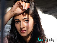 student of the year 2 actress, ananya pandey stunning face photo, she is protecting herself from sun light