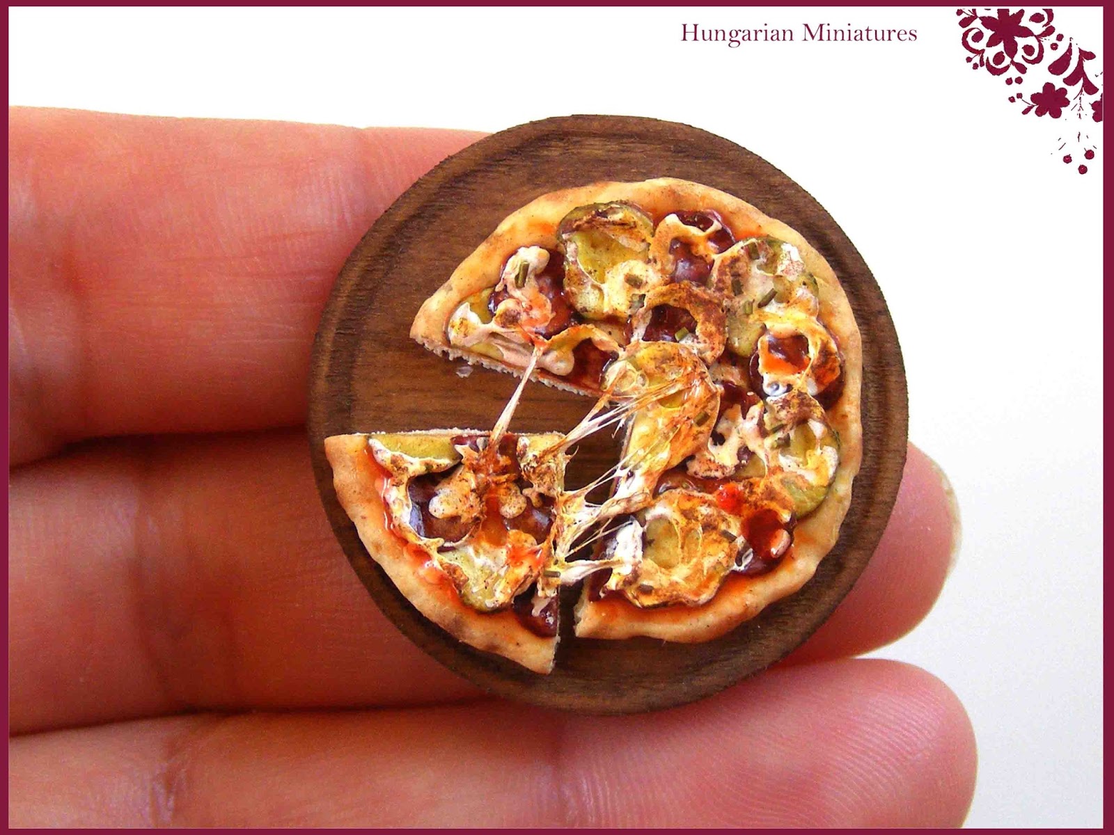 My tiny world Dollhouse miniatures We love pizza