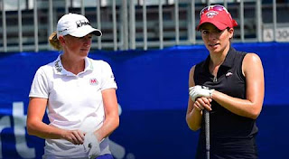 Stacy Lewis and Gaby Lopez