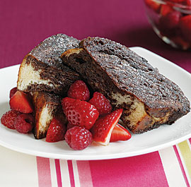 Chocolate French Toast Recipe - Low Fat Chocolate French Toast Recipe  Read