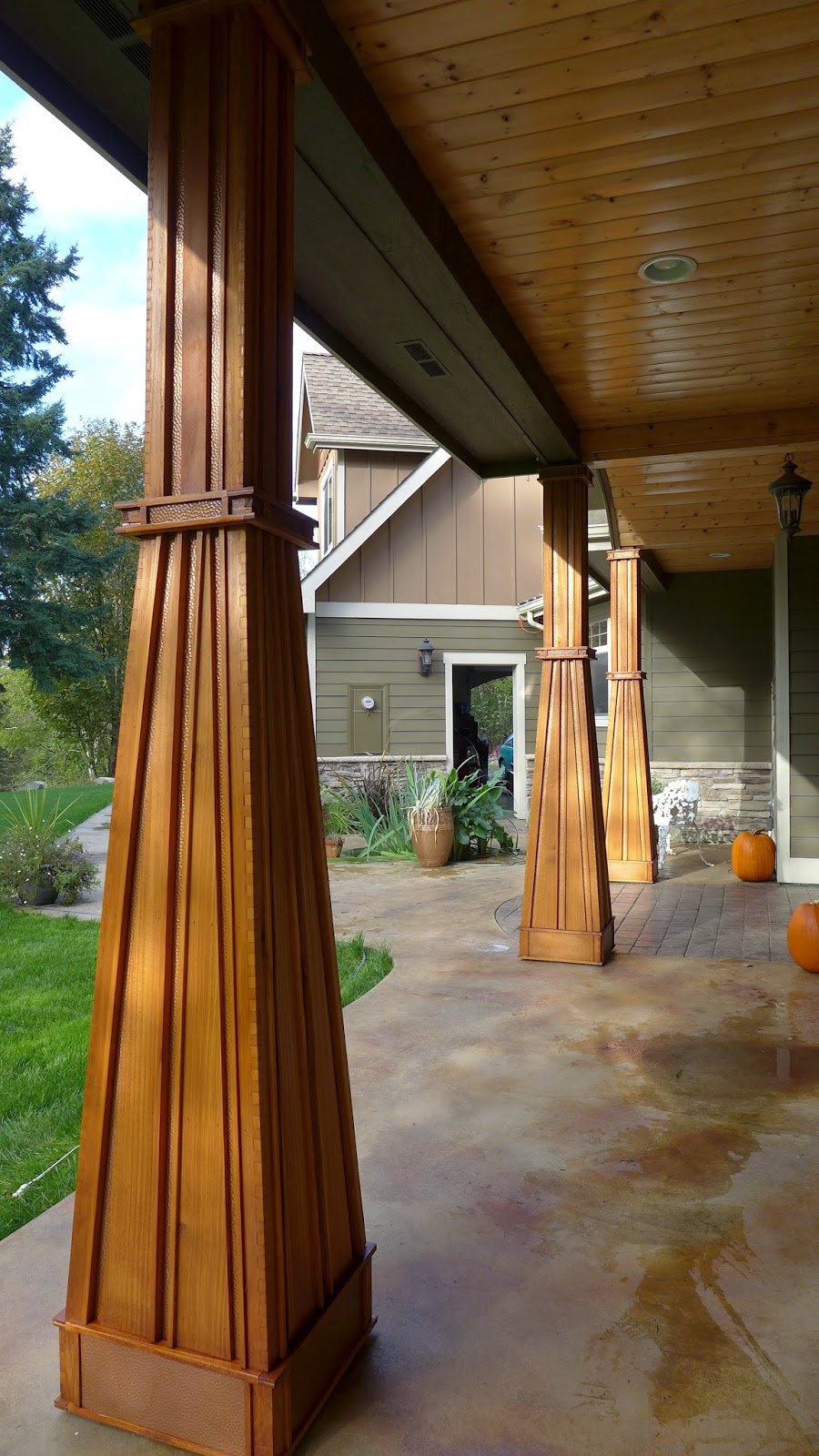 Paul Jensen Cedar Columns...