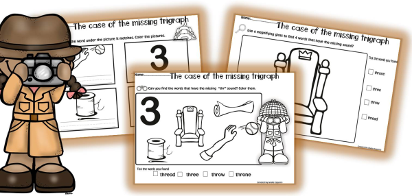 The Missing Trigraph  Free Pack  - A Teachable Year
