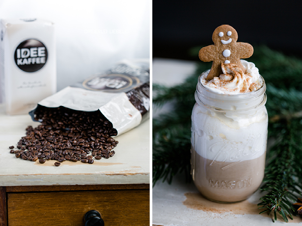 Dreierlei Liebelei: Weihnachtlicher Lebkuchenkaffee / Gingerbread Macchiato