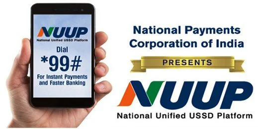USSD code mobile banking services with NPCI through NUUP