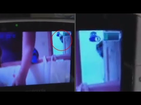 'Criança fantasma' aparece enquanto pai testava monitor do bebê
