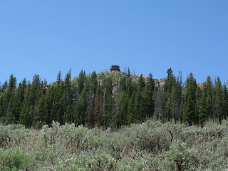 fire tower in the Big Horn Mountains taken by Heidi Frederick