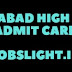Allahabad High Court Admit Card 2017 AHC Personal Assistant Exam Date