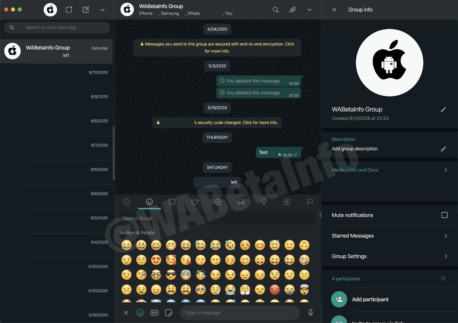 WhatsApp tests new colors to the dark mode, plans to bringing support