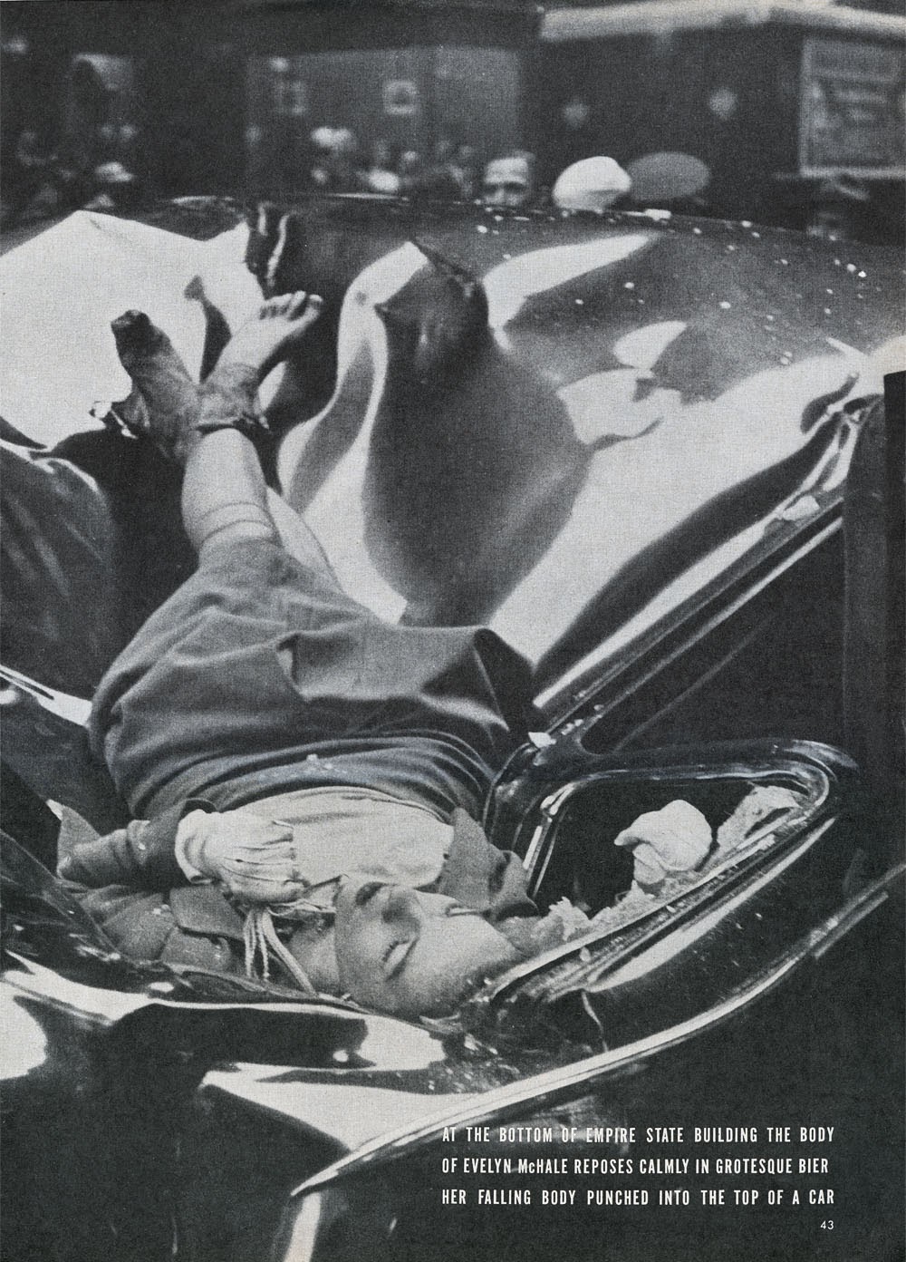 "The most beautiful suicide" - Evelyn McHale, 1947.