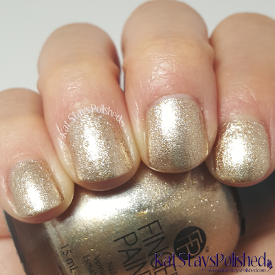 FingerPaints Tis the Season to Sparkle - Golden Glaze | Kat Stays Polished