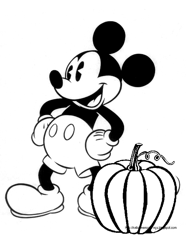 kaboose coloring pages halloween mickey - photo #11