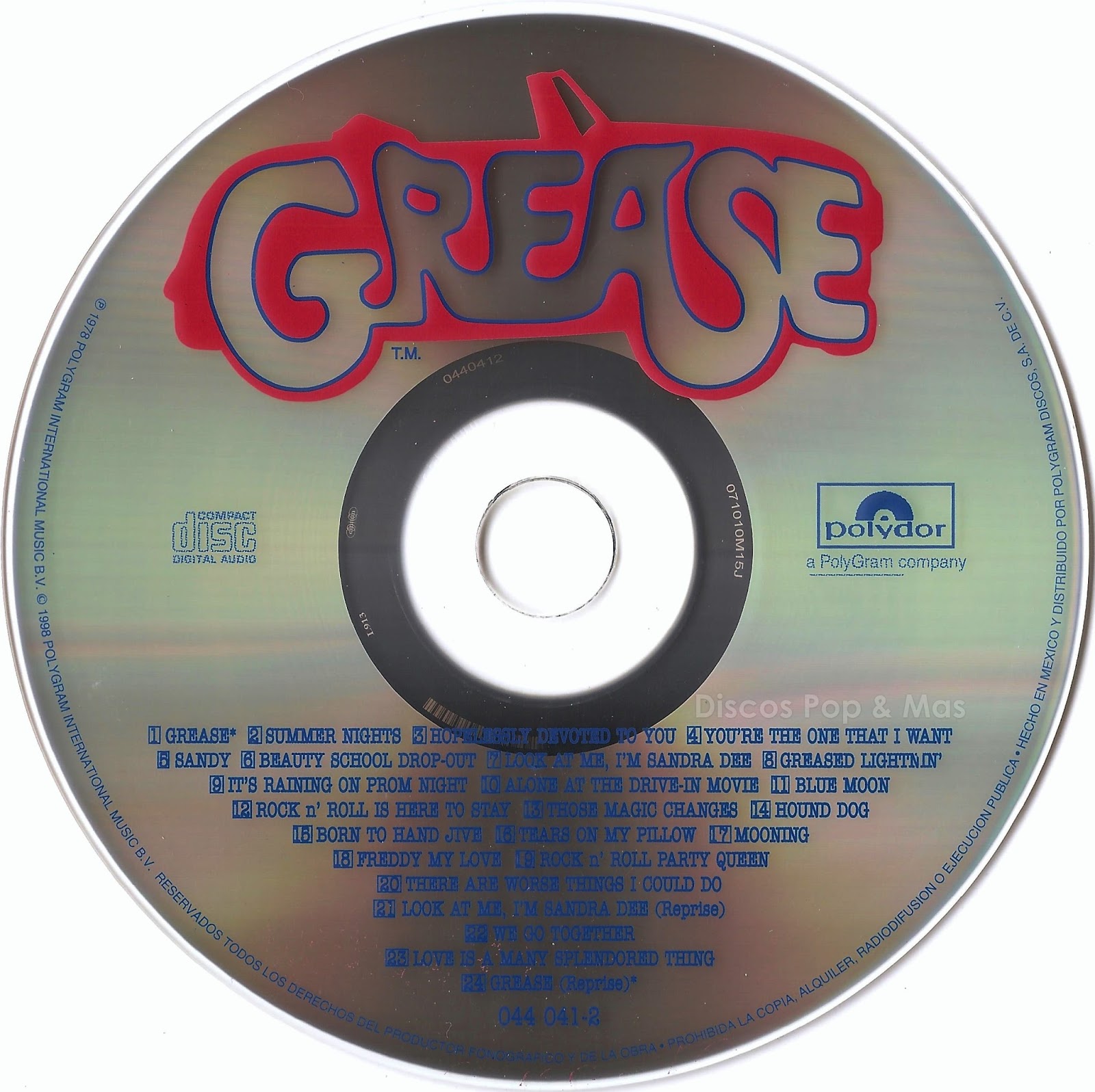 Sintético 97+ Foto Grease The Original Soundtrack From The Motion