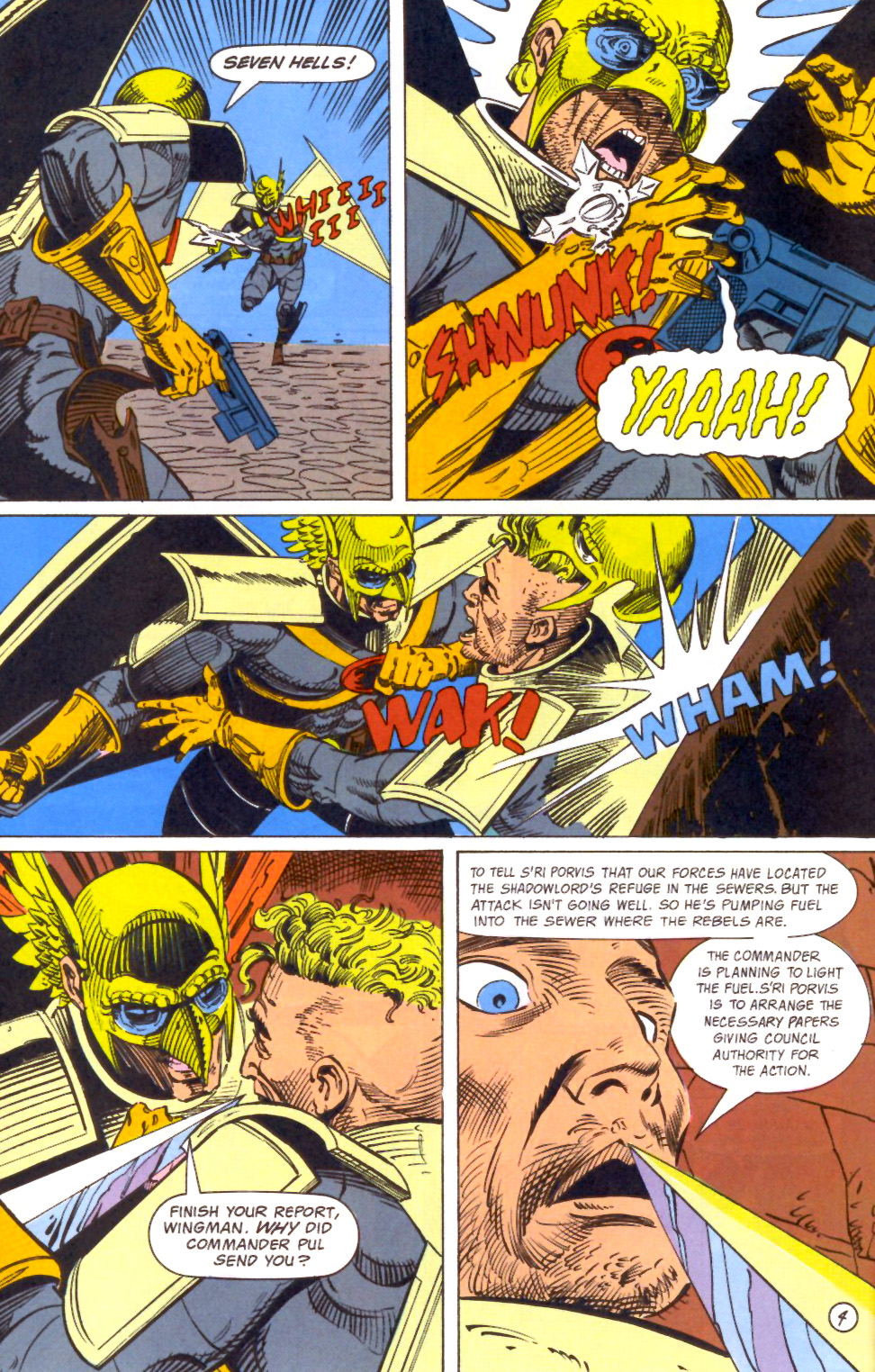 Read online Hawkworld (1990) comic -  Issue #25 - 5