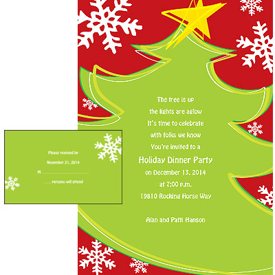 Occasions to Blog: Holiday Party Invitations from Occasions In Print