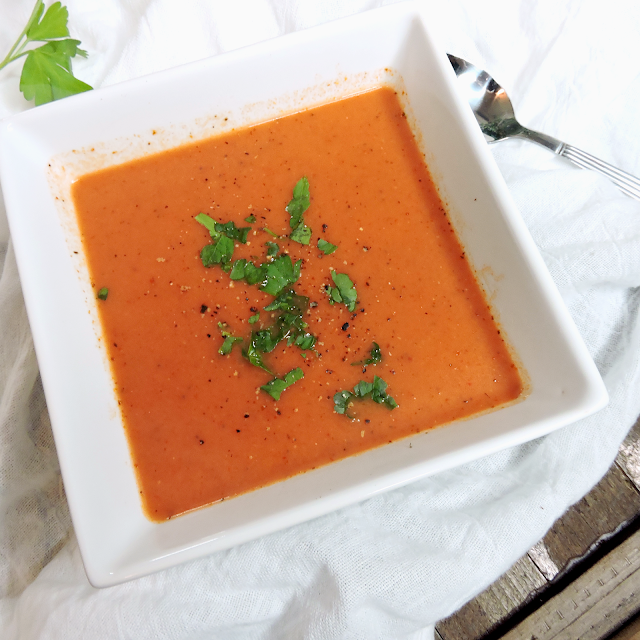 Just Jessie B Creamy Tomato Basil Soup