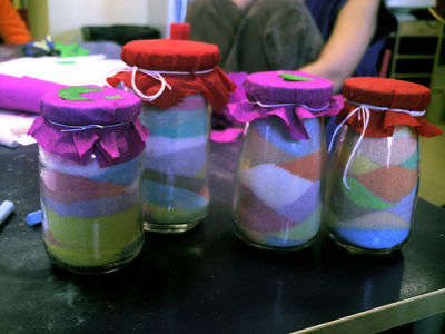 El mundo de Axel: Tarros decorados.