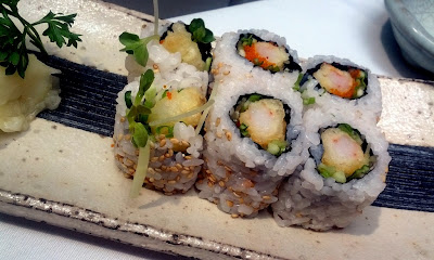 Shrimp Tempura Roll at Sushi Zen in New York, NY - Photo by Taste As You Go