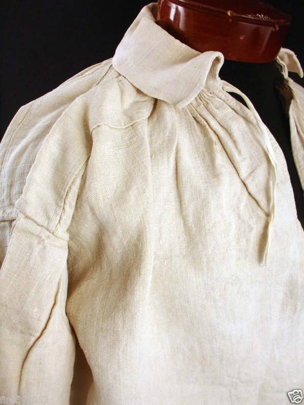 All The Pretty Dresses: 18th Century Men's Shirt
