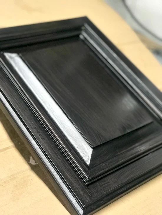 cabinet painted in coal black