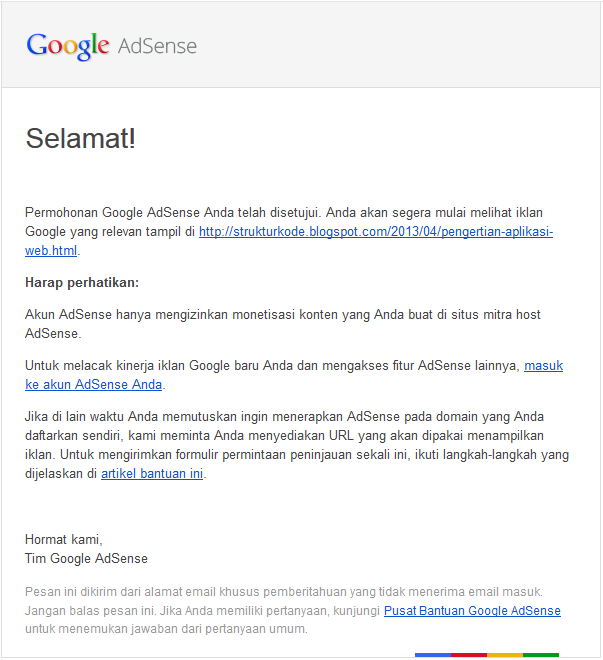 Selamat! Anda Diterima AdSense: Langkah Berikutnya Menuju Kesuksesan Monetisasi