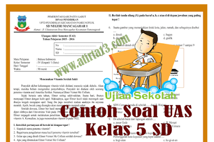 Contoh Soal Uas Kelas 5 Sd Format Words