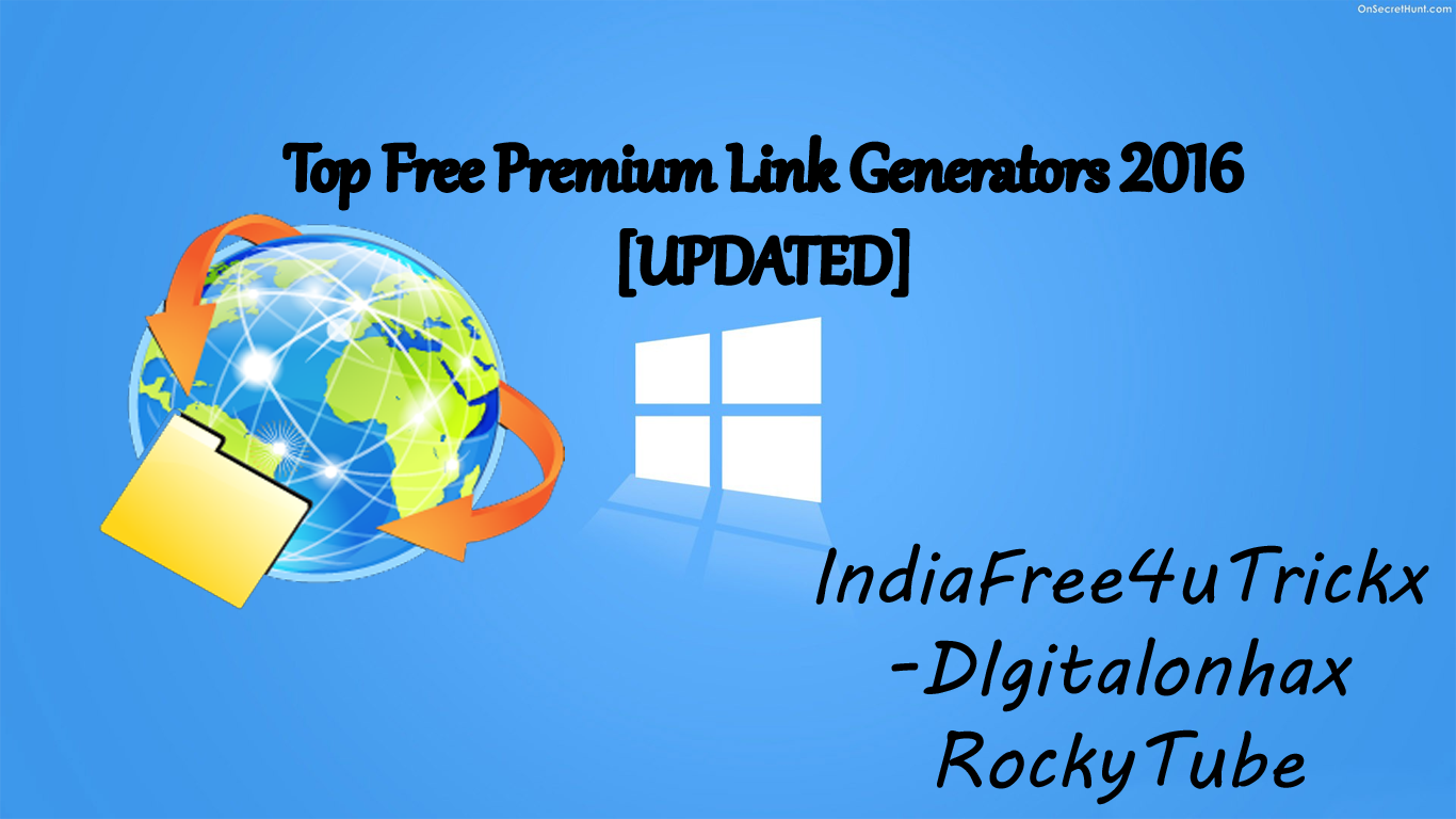 Free rapidshare premium link generator 2017