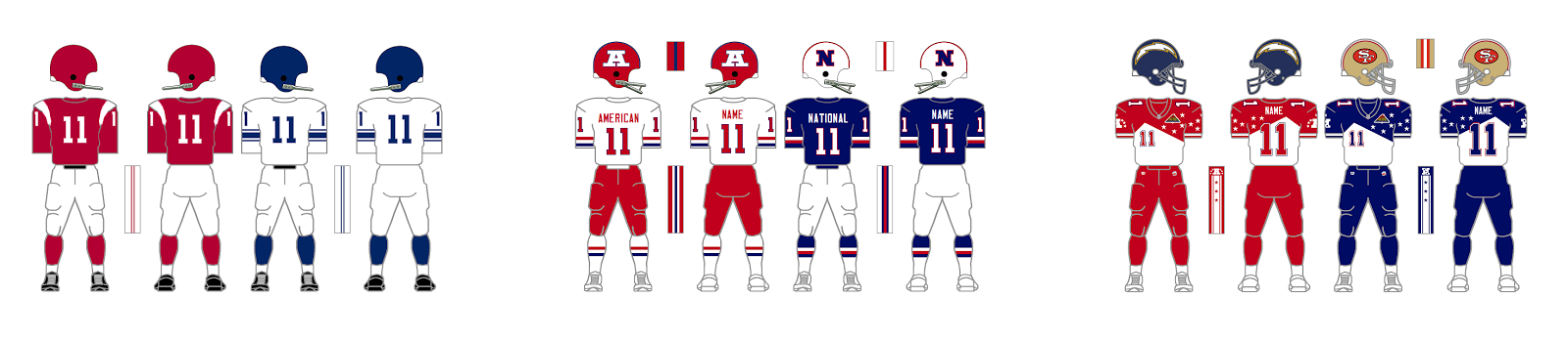 pro bowl jerseys through the years