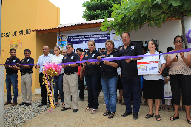 Entrega Guillermo García Cajero nueva Casa de Salud en Rancho La Virgen
