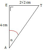 pada segitiga siku-siku AET hukum Pythagoras dan trigonometri