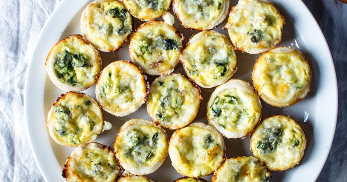 Flourishing Foodie: Cheesy Broccoli Rabe and Mushroom Mini Quiches