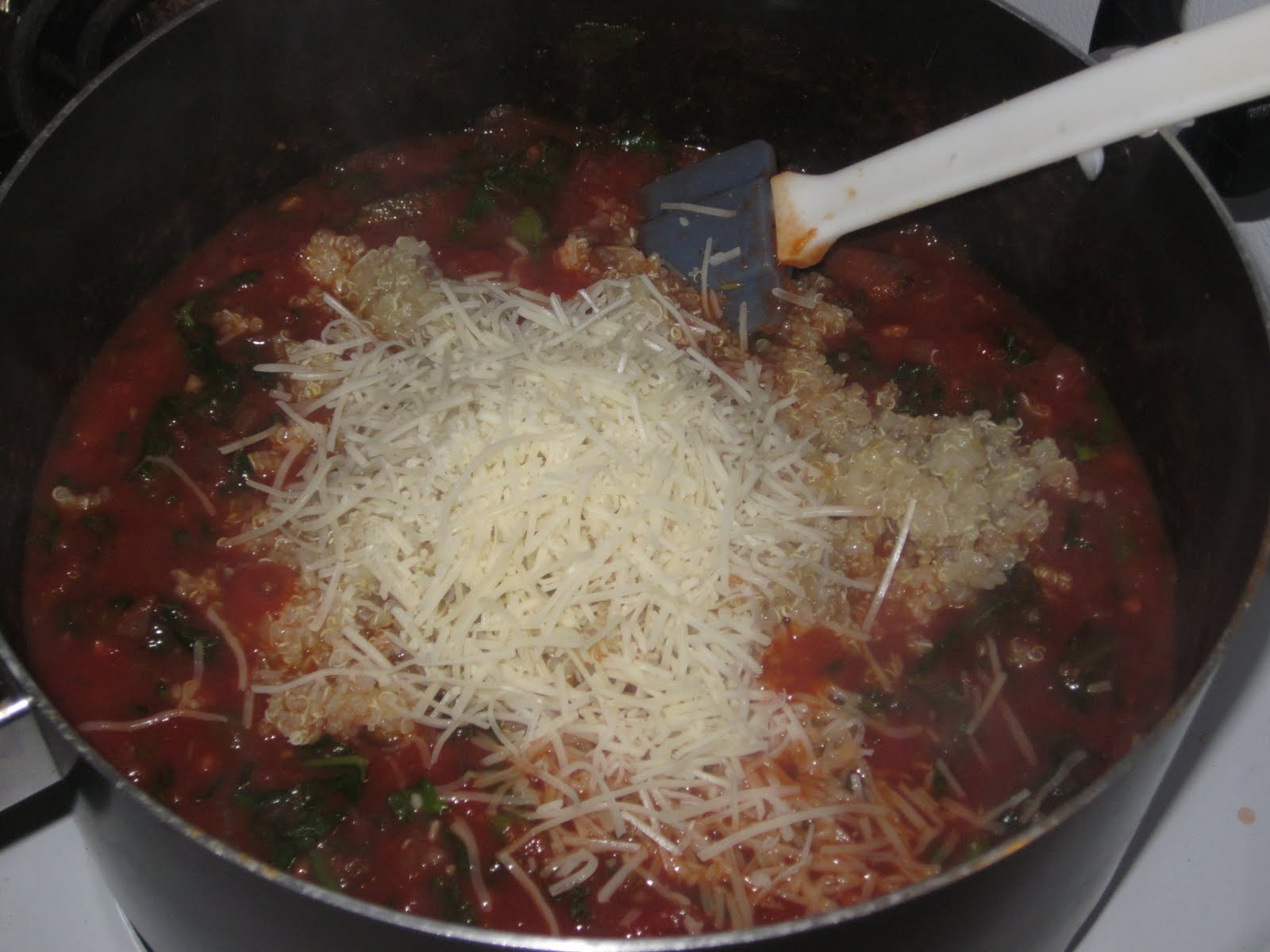 A Tbsp of Therapy Tomato Basil Quinoa Soup with Kale